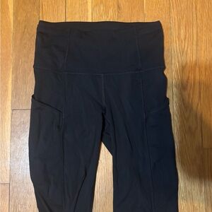 Black Lululemon  biker Leggings